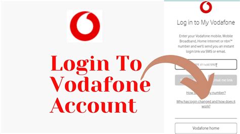 vodafone login business account